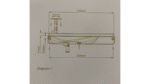 Lockable Window Winder Silver Left Hand | Stainless Steel Chain Keyed Alike - TRADEBASE - Image 2