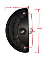 TRADEBASE Fly Screen Door Latch Snib Sliding Kit with Striker Plate 3 Piece - Image 2