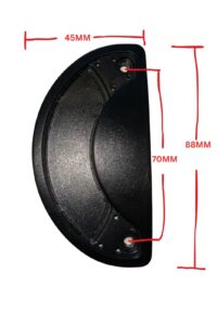 TRADEBASE Fly Screen Door Latch Snib Sliding Kit with Striker Plate 3 Piece - Image 3