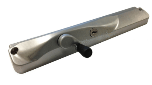 673eb71c0697ede5da5c61ea.png Window Winder Silver Satin Chrome | Stainless Steel Chain | Lockable - Image 1
