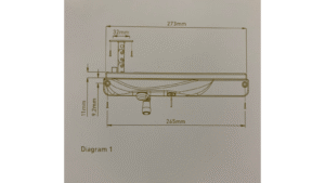 TRADEBASE Window Chain Winder Black Right Hand | Lockable Keyed alike - Image 2