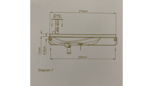TRADEBASE Window Chain Winder Black Right Hand | Lockable Keyed alike - Image 2