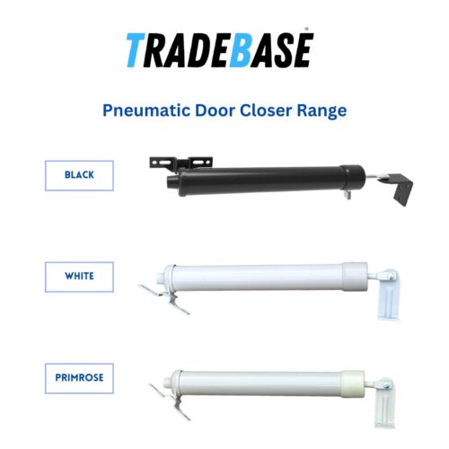 Security Screen Door Closer Pneumatic | One Touch Adjust  | Universal | Black - Image 6