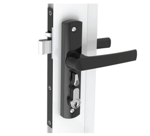 Security Hinge Door Lock with cylinder Screen Door lock With Cylinder Locking + 3 keys