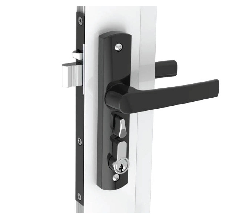 Screen Door lock With Cylinder Locking + 3 keys