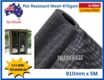 TRADEBASE 5metre x 910mm Paw Resist Flyscreen Mesh Pet Owners - Image 2
