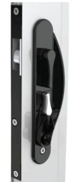 TRADEBASE Sliding Security Screen Barrier Door Lock | Black | Without Cylinder