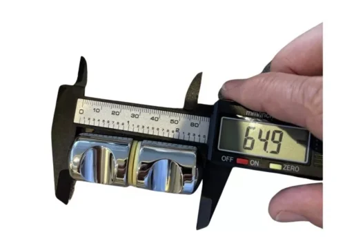 Glass Door Knob Pull Push Handle | Bathroom Shower |Aluminum Alloy Silver | win Pack - Image 7