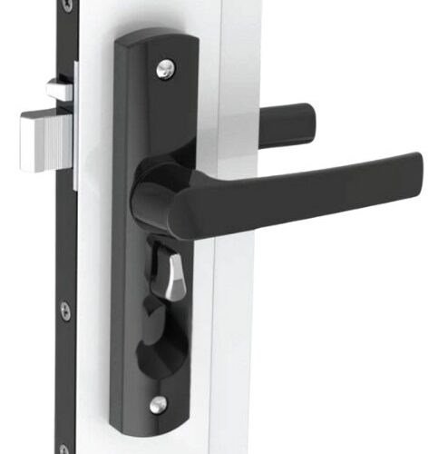 Security Screen Door Lock Hinged without Cylinder