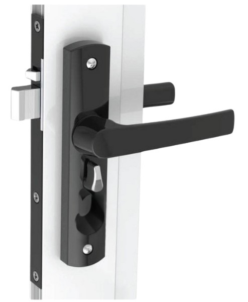 Security Screen Door Lock Hinged without Cylinder