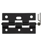 TRADEBASE Security Screen Door Hinges Heavy Duty  | Stainless Pin |  BlackTriple Pack - Image 2