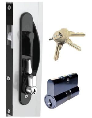 Dliding Security Door Lock with Cylinder