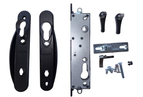 TRADEBASE Sliding Security Screen Barrier Door Lock | Black | Without Cylinder - Image 2