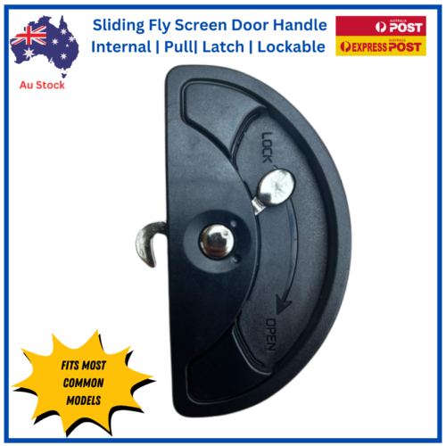 Sliding Screen Door Handle Pull | Interior latch | Stainless Steel Snib - Image 4