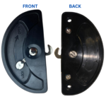 TRADEBASE® Fly Screen Door Latch Sliding Kit with Lock, Snib & Striker Plate – 3-Piece Set - Image 5