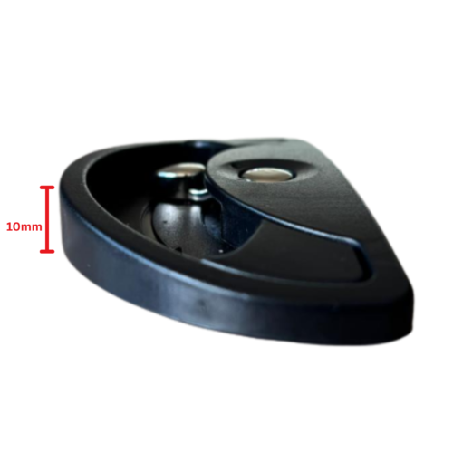 TRADEBASE® Fly Screen Door Latch Sliding Kit with Lock, Snib & Striker Plate – 3-Piece Set - Image 7