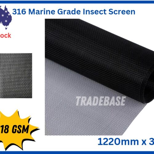 30m x 1220mm Roll 316 Marine Grade Stainless Steel Door Window Mesh Flyscreen