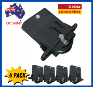 4X Sliding Security Screen Sliding Door Rollers Wheels Replacement DIY Parts Au