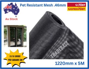 Pet-paw-proof-resistant-insect-flyscreen-mesh 1220mm 5metre