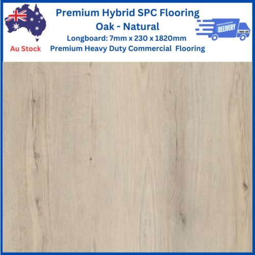 oak natural-7mm-hybrid-spc-flooring-premium-large plank-longboard-230x1820mm
