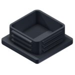 Aluminium Section-end cap- coastr-for-25mm-