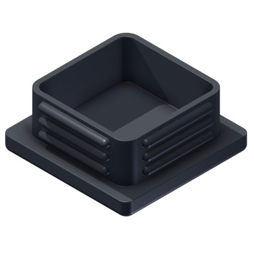 Aluminium Section-end cap- coastr-for-25mm-