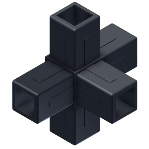 Aluminium-connector-5-way-leg-fitting-for-25mm-Tube-Frames