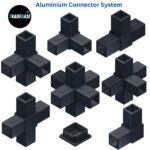 Aluminium Section End Cap 25mm - Image 3