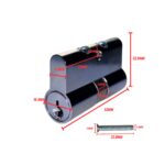 Security Door Lock Cylinder | Barrel Replacement | 3 Keys - Image 2