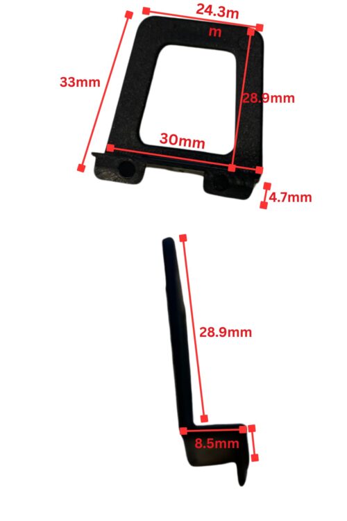 Flyscreen Lift Tab Finger Pull Grip Replacement | Suits Most 25mm Frames - Image 2