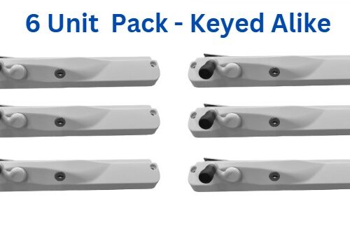 window-winder-chainwinder-white-lockable-keyed-alike-300mm-chain-awning-6 pack