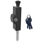 patio-bolt-door-timber-aluminium-sliding-hinged-black-156mm-49mm-9.5mm-stainless steel