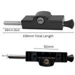 patio-bolt-door-timber-aluminium-sliding-hinged-black-156mm-49mm-9.5mm-stainless steel-3-keys-keyed-dimensions