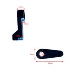 Flyscreen Swivel Clip | Flush 1.6 mm | Black - Image 2