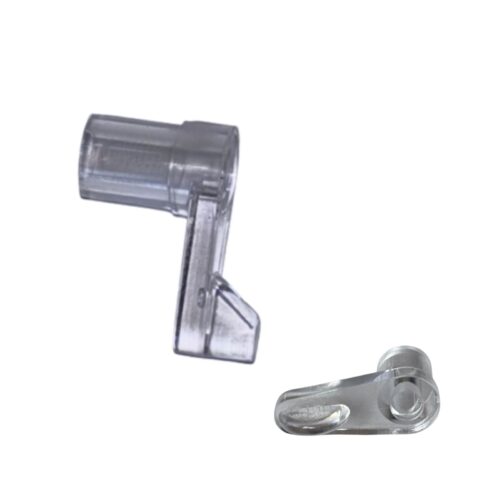 Flyscreen Swivel Clip | 25 × 11mm Offset | Clear
