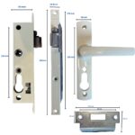 Security Screen Door Lock Hinged | Primrose® | Snib | Cylinder Not Included - Image 3
