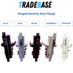 Security Screen Door Lock Hinged | Primrose® | Snib | Cylinder + 3 Keys - Image 2