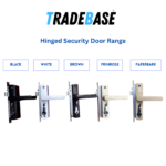 Security Screen Door Lock Hinged | Primrose® | Snib | Cylinder + 3 Keys - Image 3