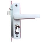 Security Screen Door Lock Hinged | White | Snib