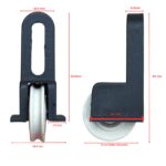 Replacement Roller and Carriage For Aluminium Sliding Window | 17mm | Concave| Suits Concept® and Versalite® - Image 2