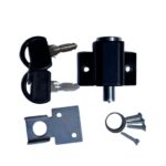 TradeBase Mini Push Lock Window and Door Lock | Black - Image 2