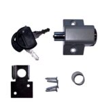 Mini Push Lock Door & Window Lock | Silver Grey  | 4 pack - Image 3