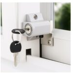 Mini Push Lock Door & Window Bolt | White | 4 Pack - Image 7