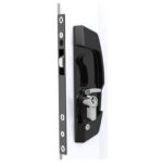 Sliding Security Barrier Door Lock | Black | Cylinder + 3 Keys - Image 5