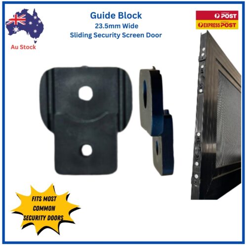 Sliding Screen Door Guide Block | Universal Fit | Black 23.5mm - Image 6