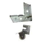 Security Door Corner Stake Carriage | Adjustable Glavanised Cassette | Acetal Bearing Roller | 25kg - Image 2