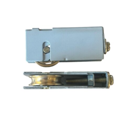 Adjustable Carriage and Brass Roller | Sliding Door | Wardrobe | Patio | 35kg Heavy Duty Rated - Image 4