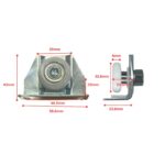 Top Hung Sliding Door Trolley | Timber Cavity Door | Acetal Roller - Image 5