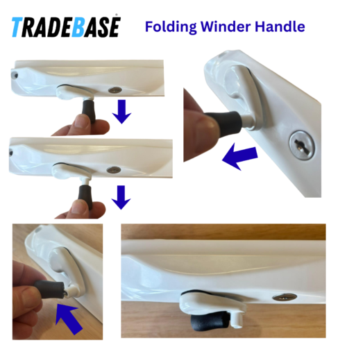 TRADEBASE Window Chain Winder | Left Hand Awning Winder | White | Lockable Keyed Alike - Image 10