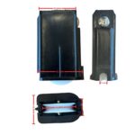 Adjustable carriage and roller with spring 32mm for Bradnams® patio doors technical dimension diagram